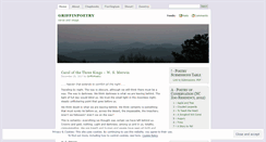 Desktop Screenshot of griffinpoetry.com